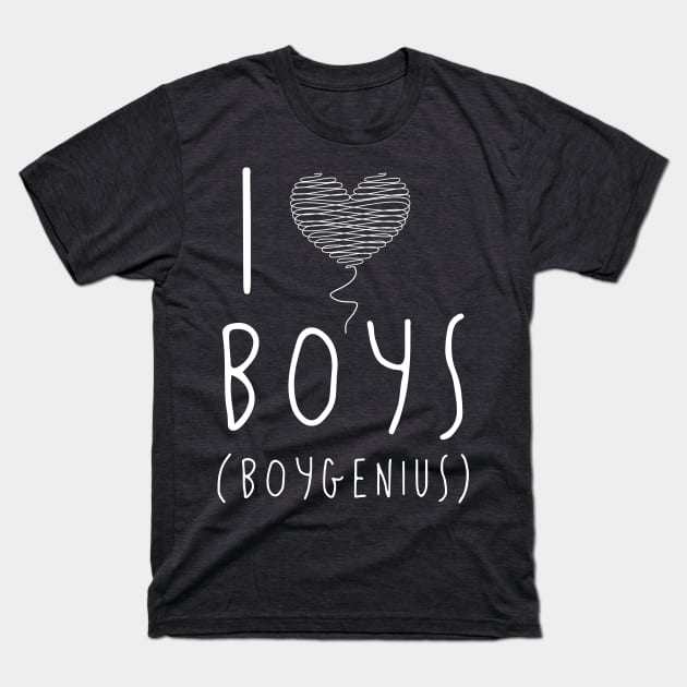 Cute I love boys boygenius (White Version)