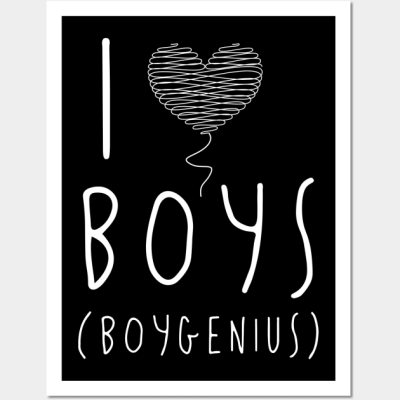 Cute I love boys boygenius (White Version)